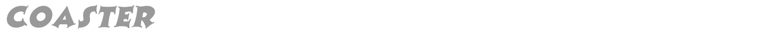 Coaster font preview